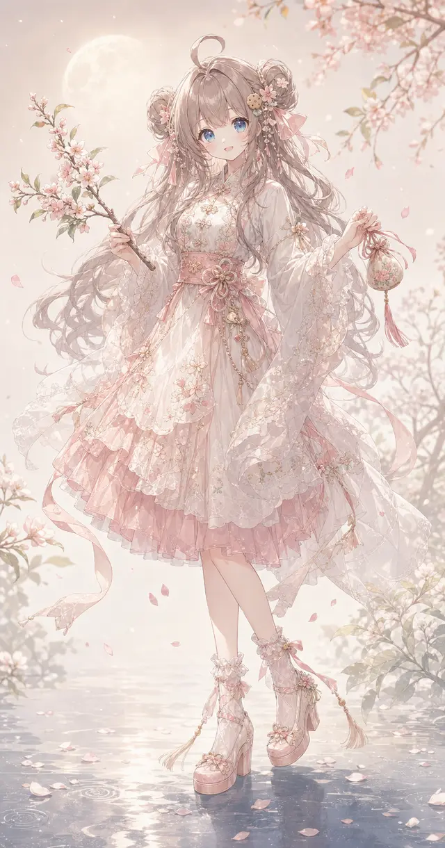 暮春花 · 桃杏香囊