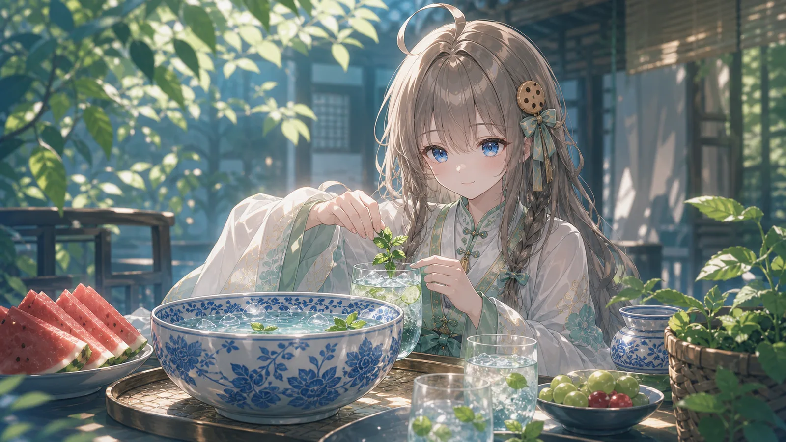 夏至蝉鸣 · 薄荷冰碗