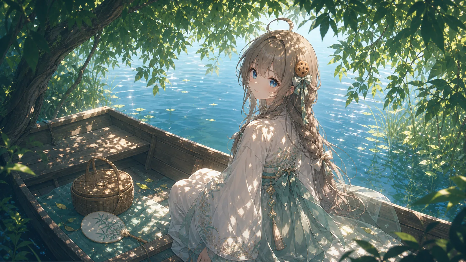 夏至蝉鸣 · 树荫小舟