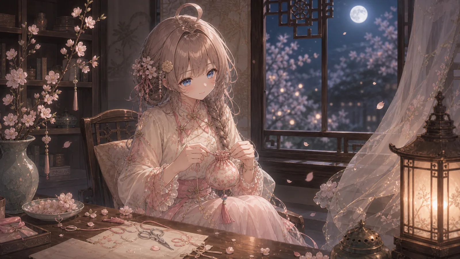 暮春花 · 暗香入袖